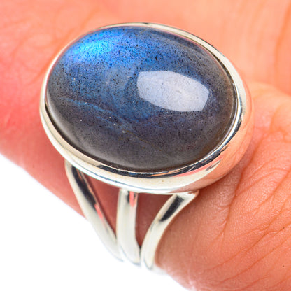 Labradorite Rings handcrafted by Ana Silver Co - RING68620