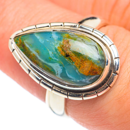 Peruvian Opal Rings handcrafted by Ana Silver Co - RING68621