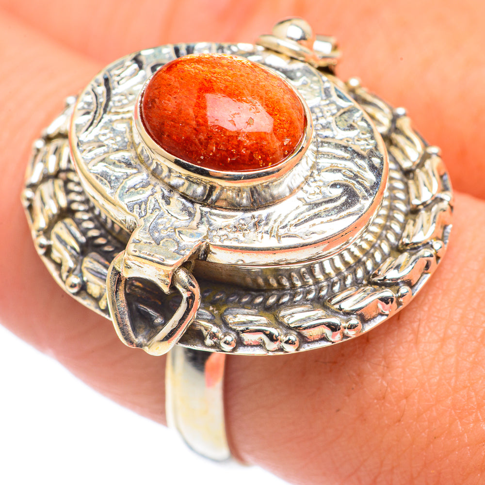 Sunstone Rings handcrafted by Ana Silver Co - RING68633