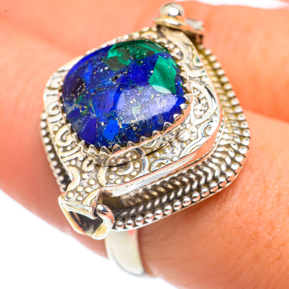 Azurite Rings handcrafted by Ana Silver Co - RING68648