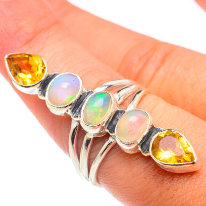 Ethiopian Opal Rings handcrafted by Ana Silver Co - RING68650