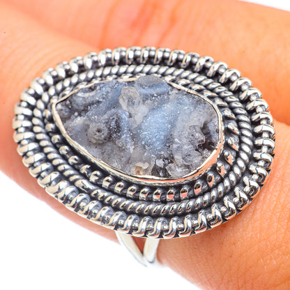 Desert Druzy Rings handcrafted by Ana Silver Co - RING68652