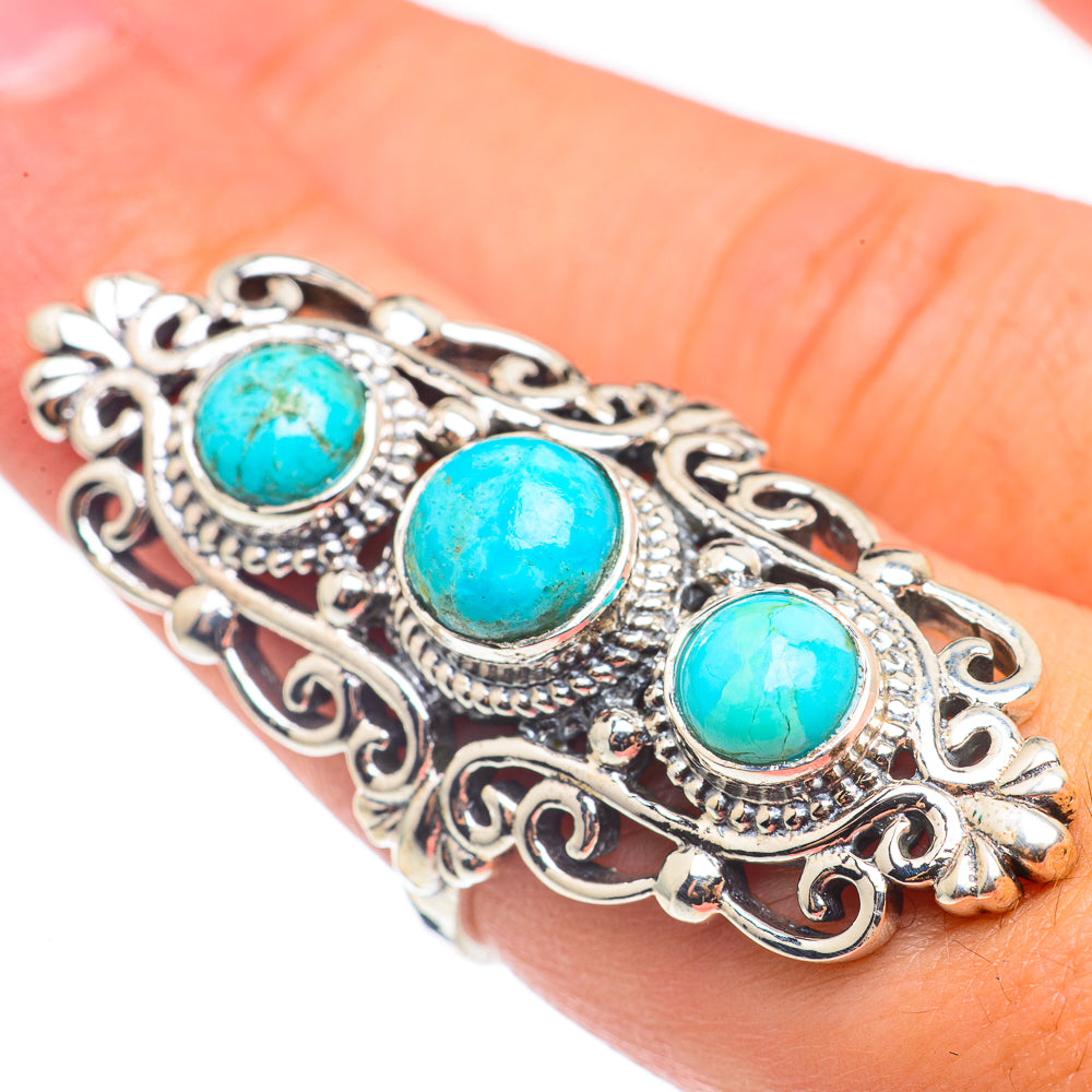 Arizona Turquoise Rings handcrafted by Ana Silver Co - RING68654