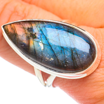 Labradorite Rings handcrafted by Ana Silver Co - RING68658