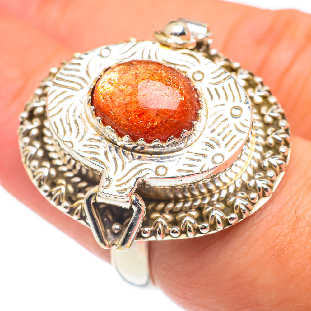 Sunstone Rings handcrafted by Ana Silver Co - RING68666