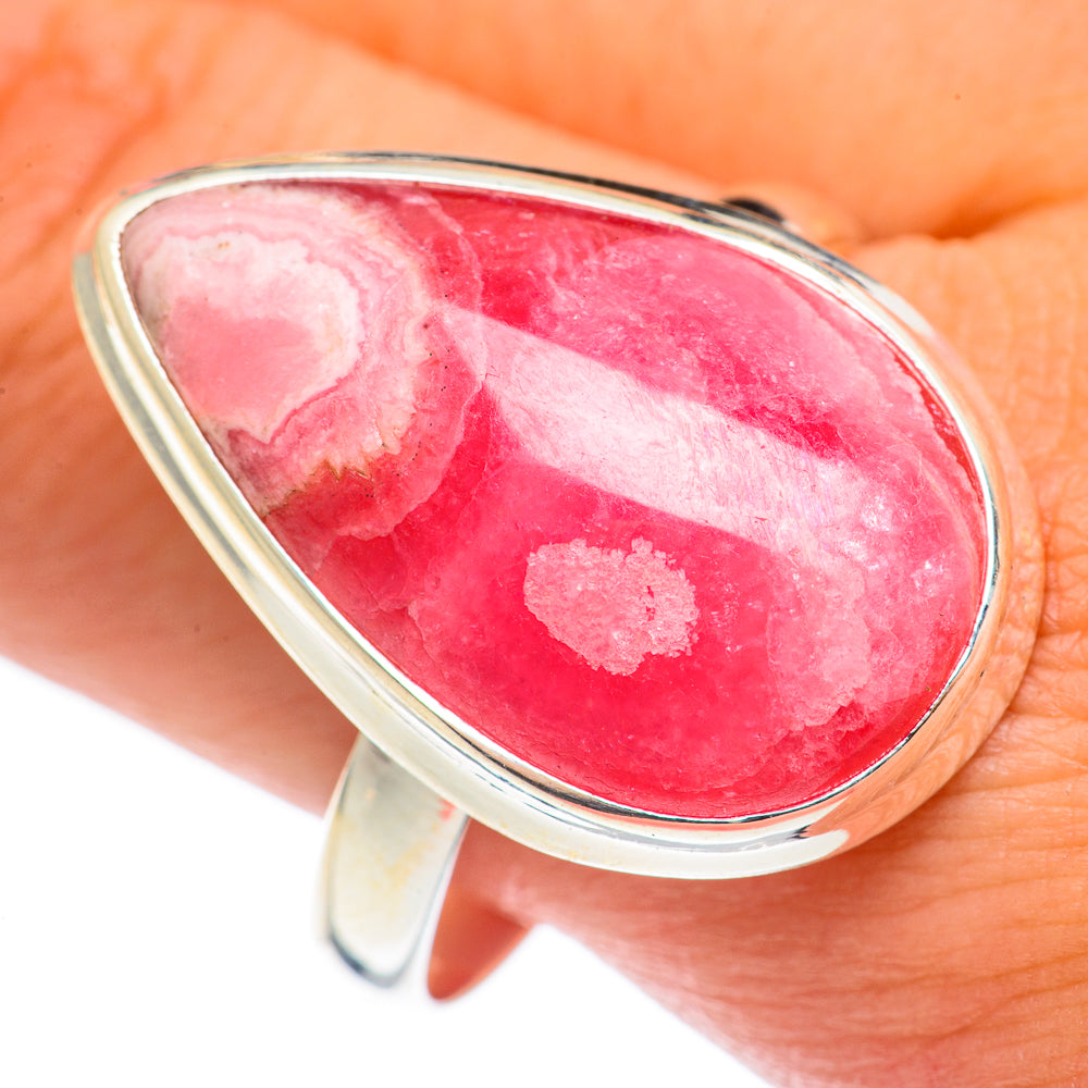 Rhodochrosite Rings handcrafted by Ana Silver Co - RING68667