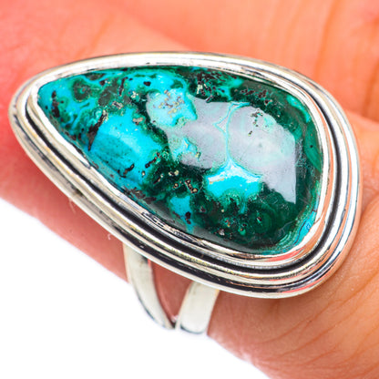 Chrysocolla Rings handcrafted by Ana Silver Co - RING68681