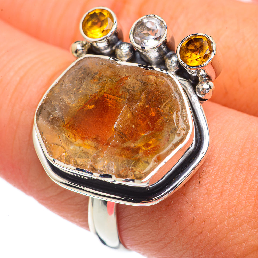 Citrine Rings handcrafted by Ana Silver Co - RING68686