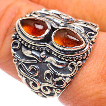 Baltic Amber Rings handcrafted by Ana Silver Co - RING68687