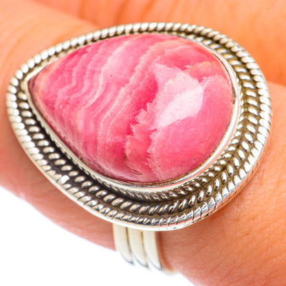 Rhodochrosite Rings handcrafted by Ana Silver Co - RING68692