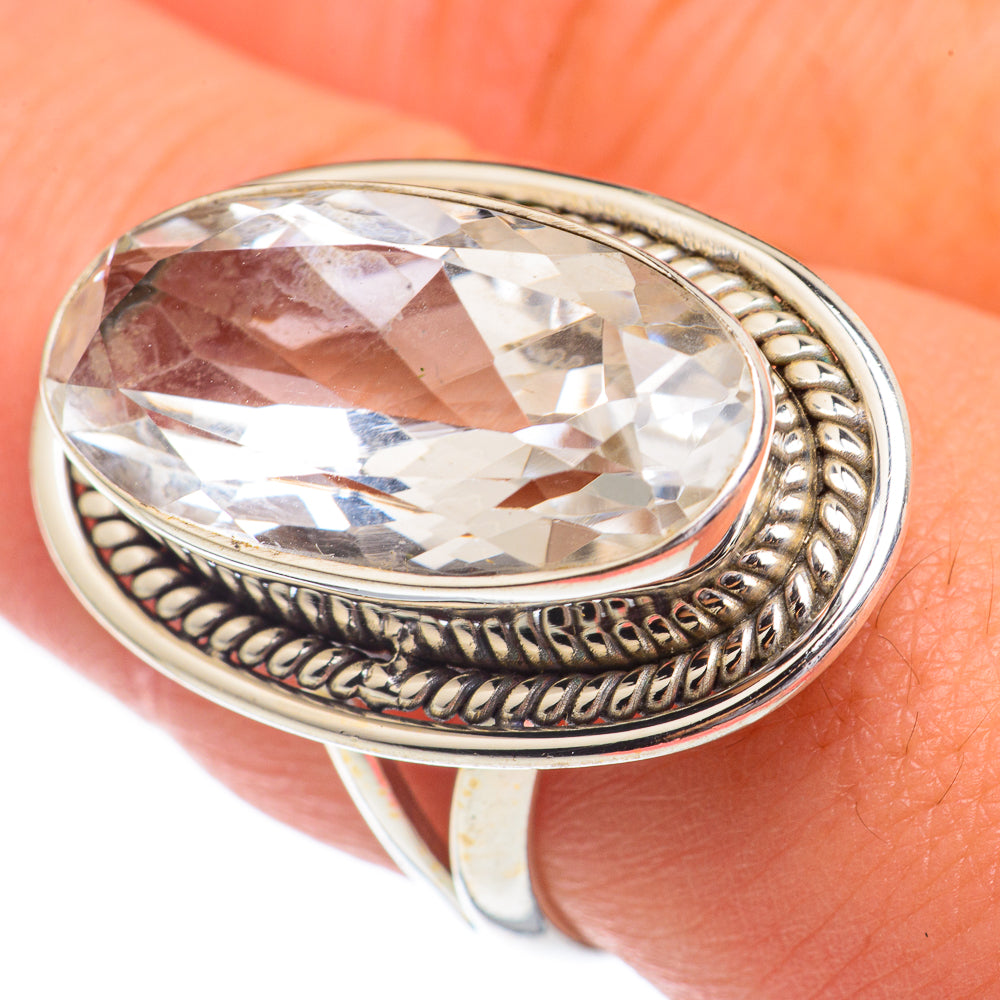 White Quartz Rings handcrafted by Ana Silver Co - RING68702