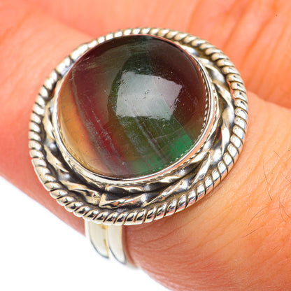 Green Fluorite Rings handcrafted by Ana Silver Co - RING68707