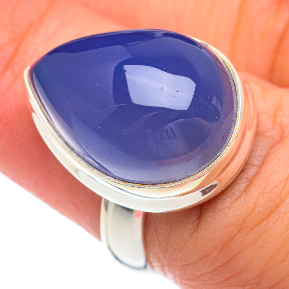 Chalcedony Rings handcrafted by Ana Silver Co - RING68713