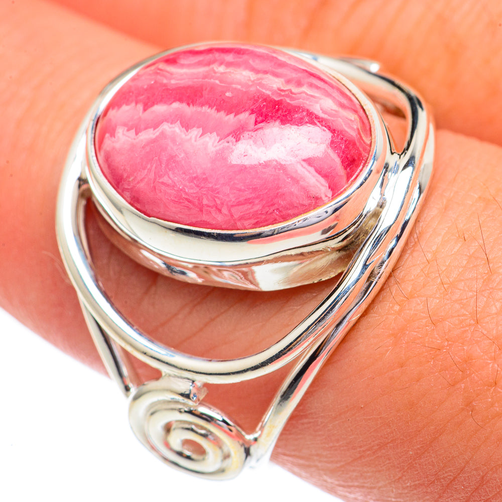 Rhodochrosite Rings handcrafted by Ana Silver Co - RING68723