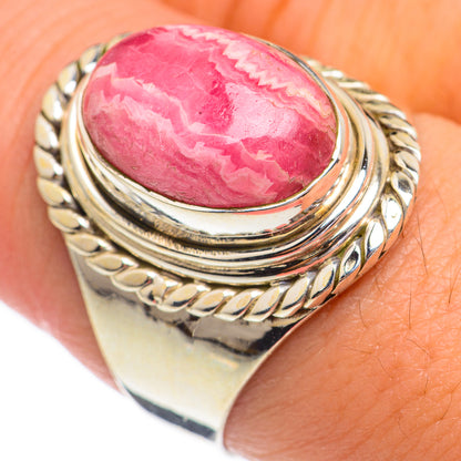 Rhodochrosite Rings handcrafted by Ana Silver Co - RING68725