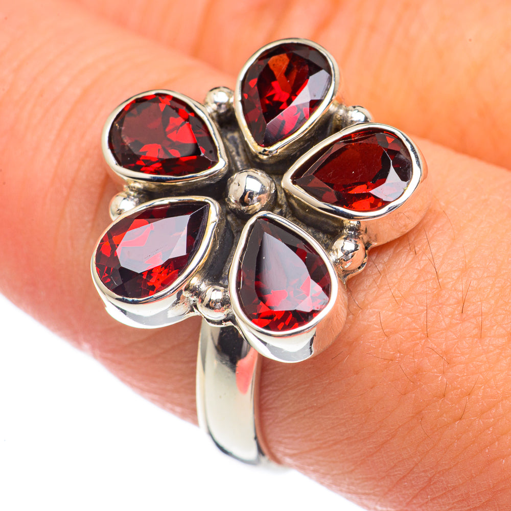 Garnet Rings handcrafted by Ana Silver Co - RING68728