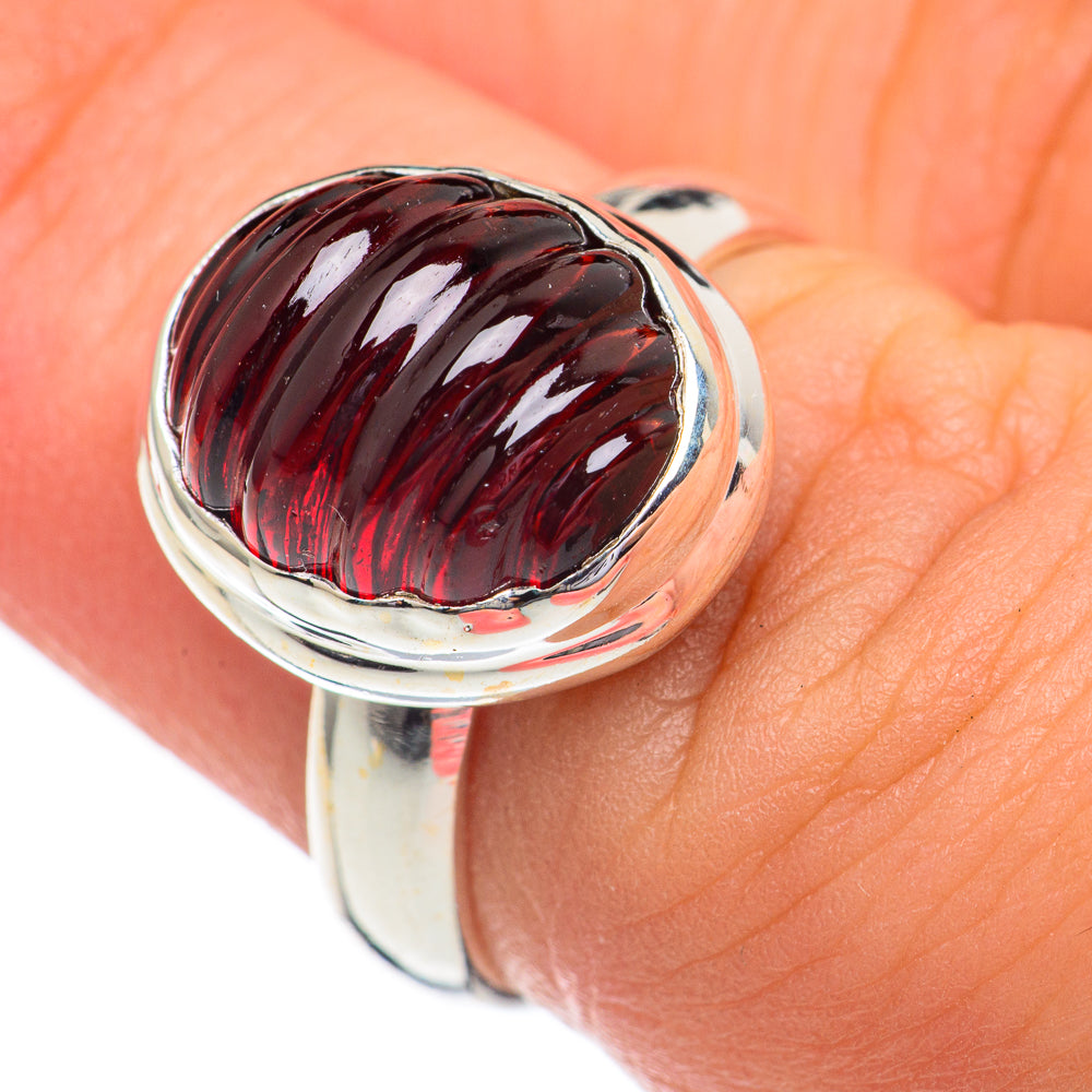 Garnet Rings handcrafted by Ana Silver Co - RING68729