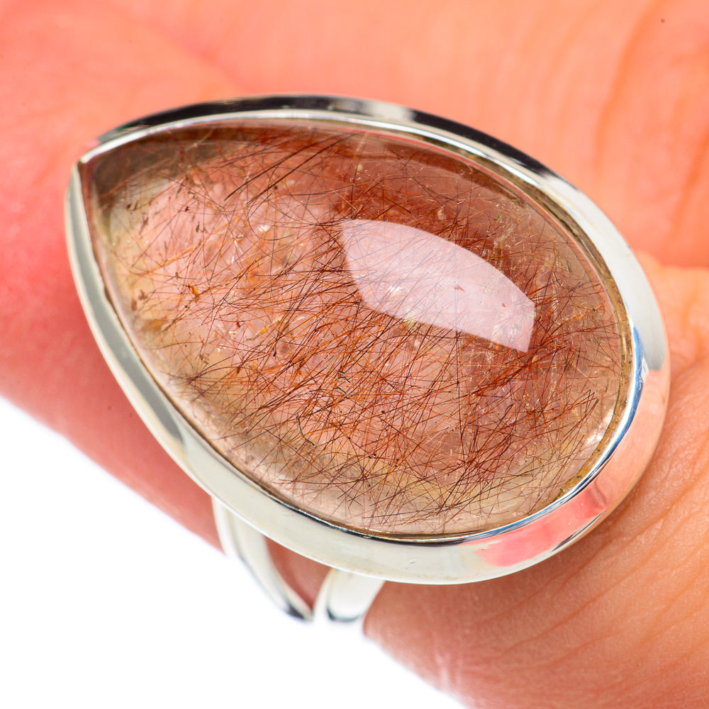 Rutilated Quartz Rings handcrafted by Ana Silver Co - RING68733