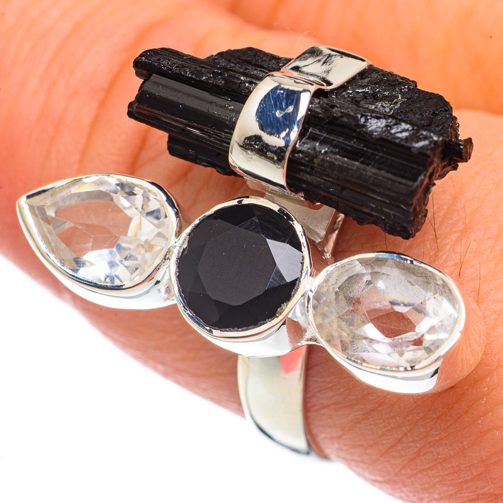 Tektite Rings handcrafted by Ana Silver Co - RING68735