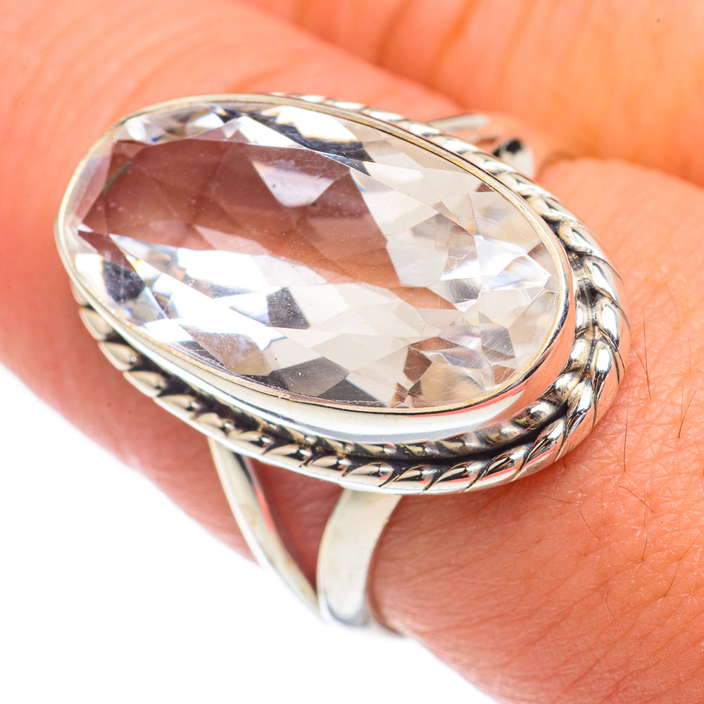 White Quartz Rings handcrafted by Ana Silver Co - RING68738