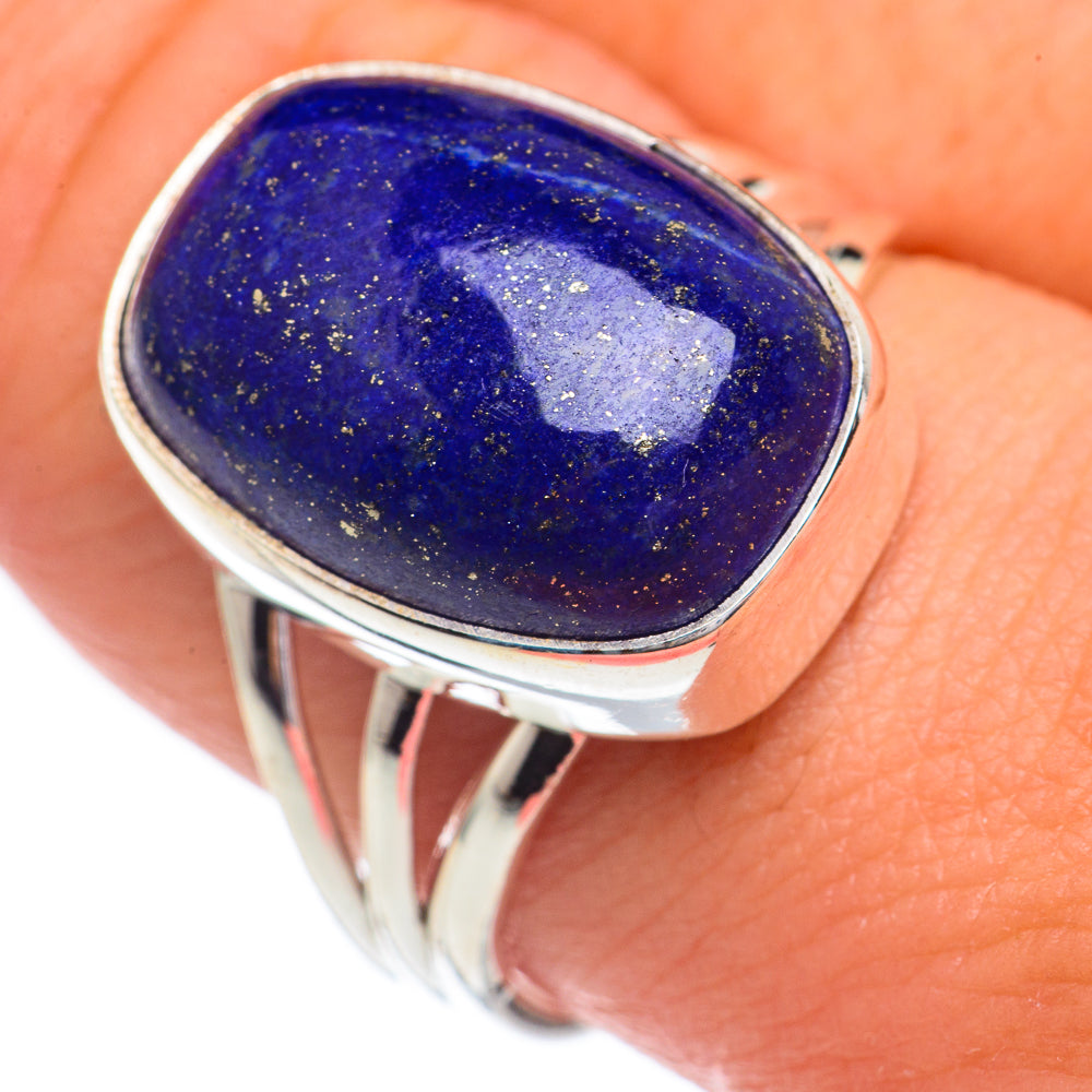 Lapis Lazuli Rings handcrafted by Ana Silver Co - RING68744