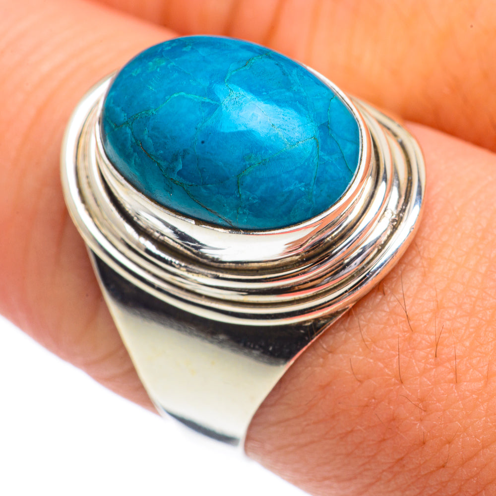 Chrysocolla Rings handcrafted by Ana Silver Co - RING68745