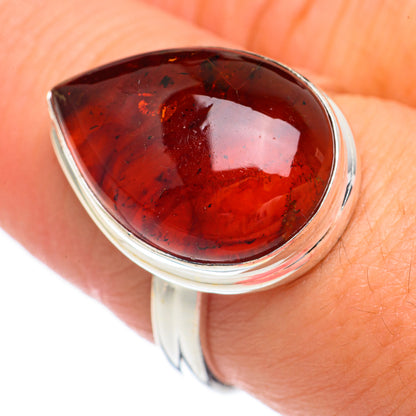 Baltic Amber Rings handcrafted by Ana Silver Co - RING68756