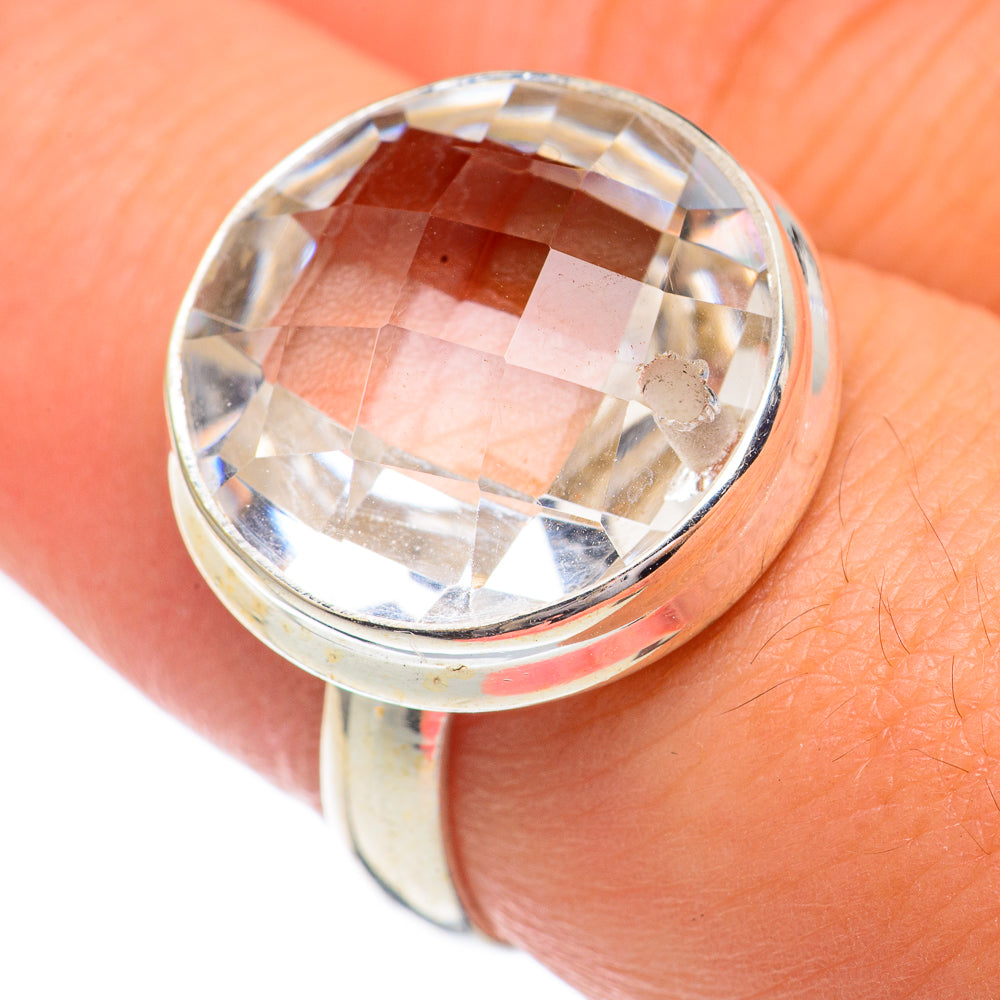 White Quartz Rings handcrafted by Ana Silver Co - RING68769