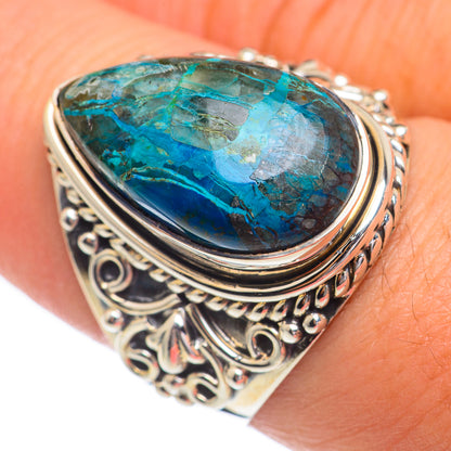Chrysocolla Rings handcrafted by Ana Silver Co - RING68776