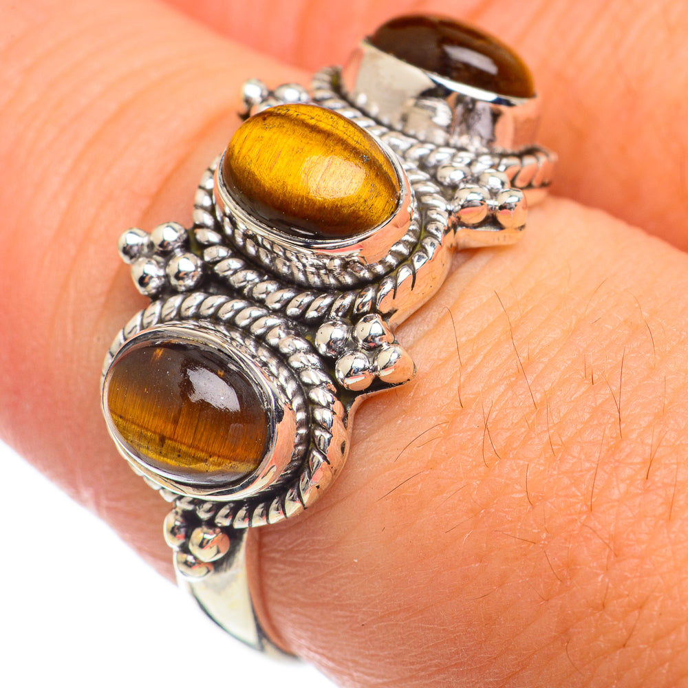Tiger Eye Rings handcrafted by Ana Silver Co - RING68783