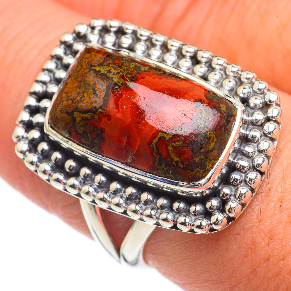 Mahogany Obsidian Rings handcrafted by Ana Silver Co - RING68784