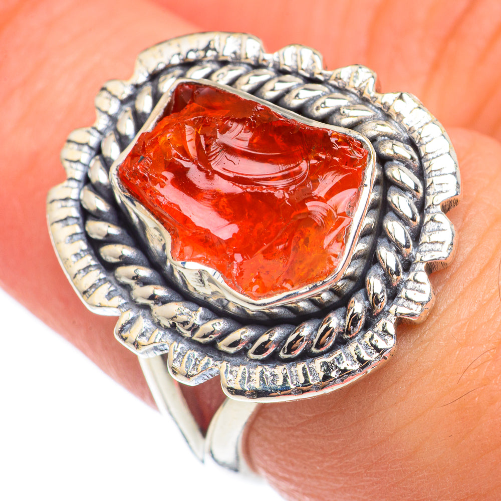 Carnelian Rings handcrafted by Ana Silver Co - RING68788