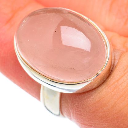 Rose Quartz Rings handcrafted by Ana Silver Co - RING68793