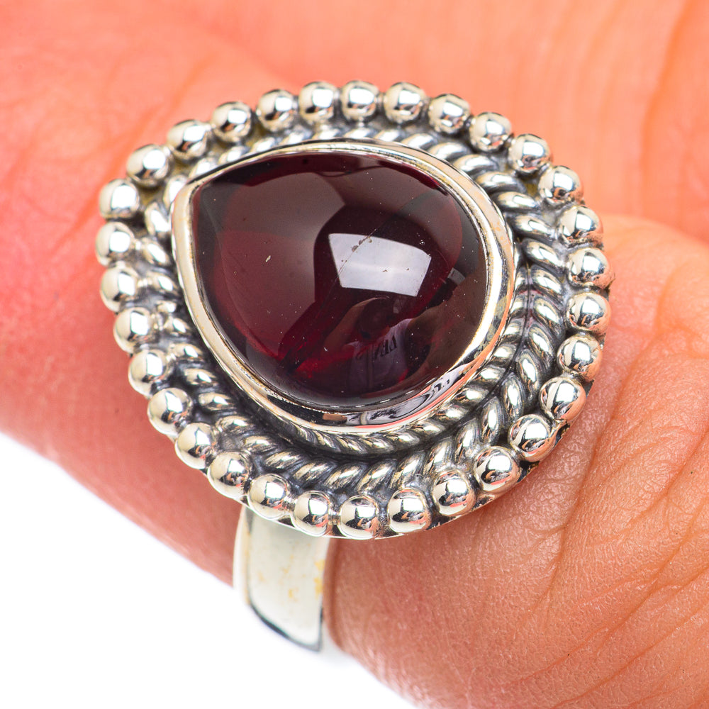 Garnet Rings handcrafted by Ana Silver Co - RING68794