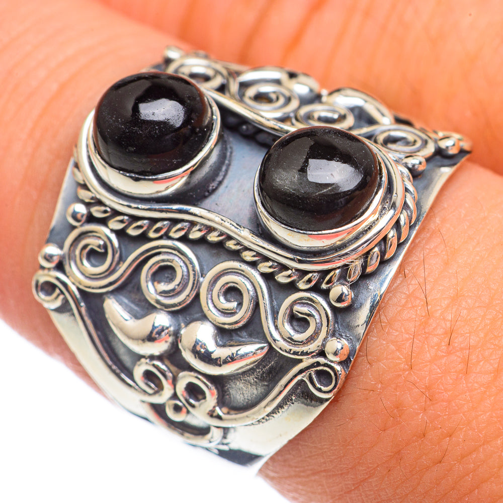 Black Onyx Rings handcrafted by Ana Silver Co - RING68801