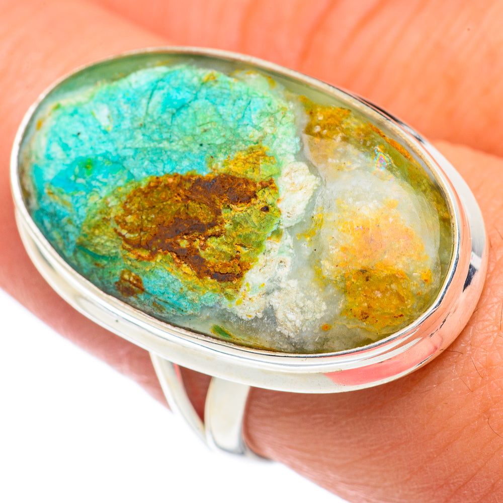 Peruvian Opal Rings handcrafted by Ana Silver Co - RING68808