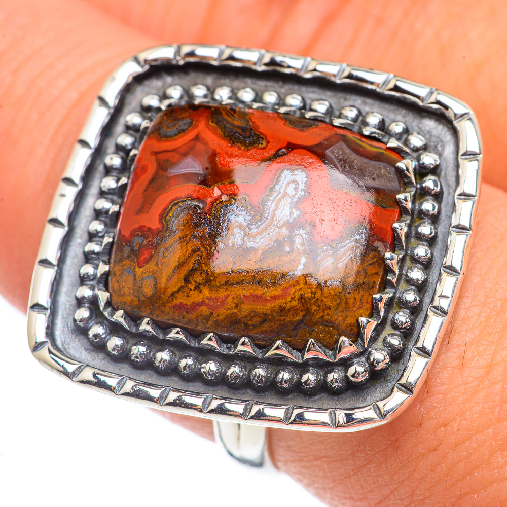 Mahogany Obsidian Rings handcrafted by Ana Silver Co - RING68816