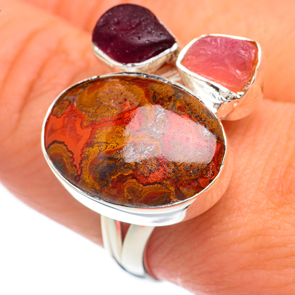 Mahogany Obsidian Rings handcrafted by Ana Silver Co - RING68819