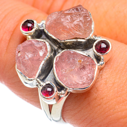 Rose Quartz Rings handcrafted by Ana Silver Co - RING68824