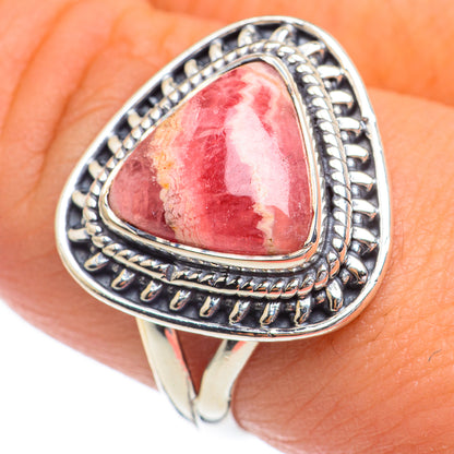 Rhodochrosite Rings handcrafted by Ana Silver Co - RING68825