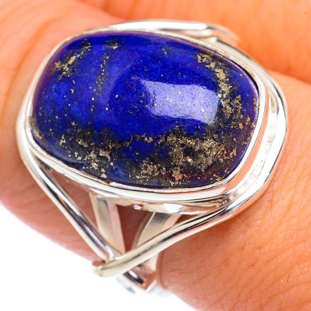 Lapis Lazuli Rings handcrafted by Ana Silver Co - RING68843