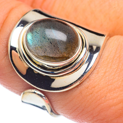 Labradorite Rings handcrafted by Ana Silver Co - RING68846