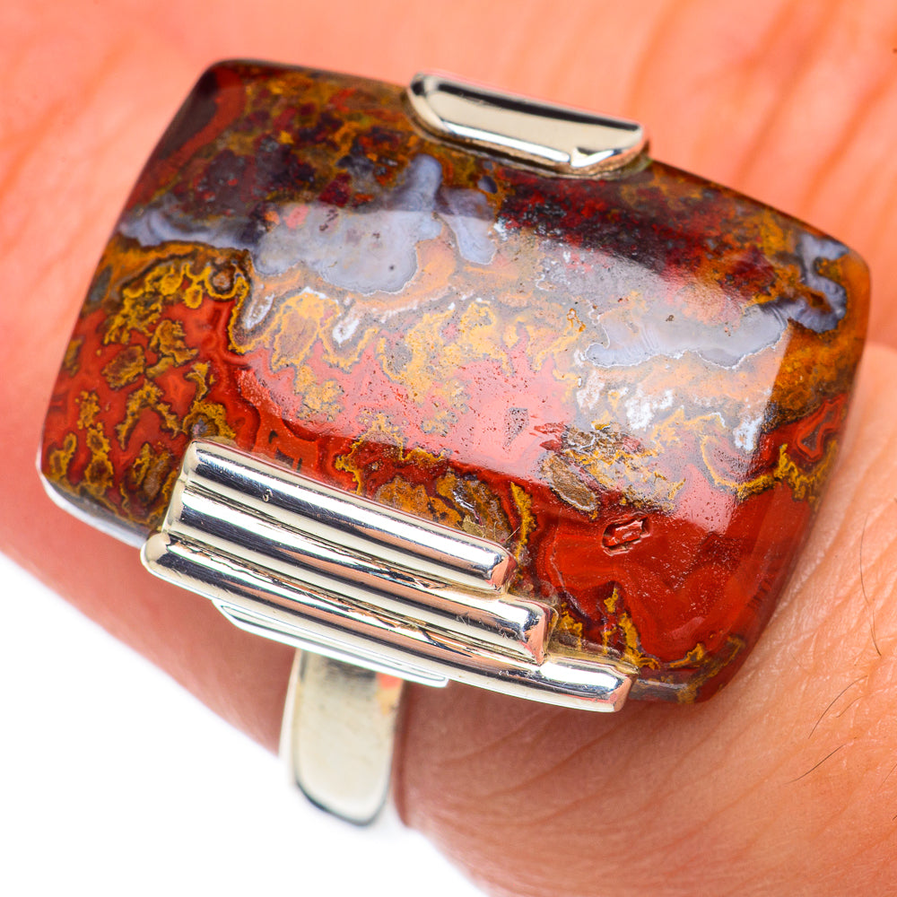 Mahogany Obsidian Rings handcrafted by Ana Silver Co - RING68849