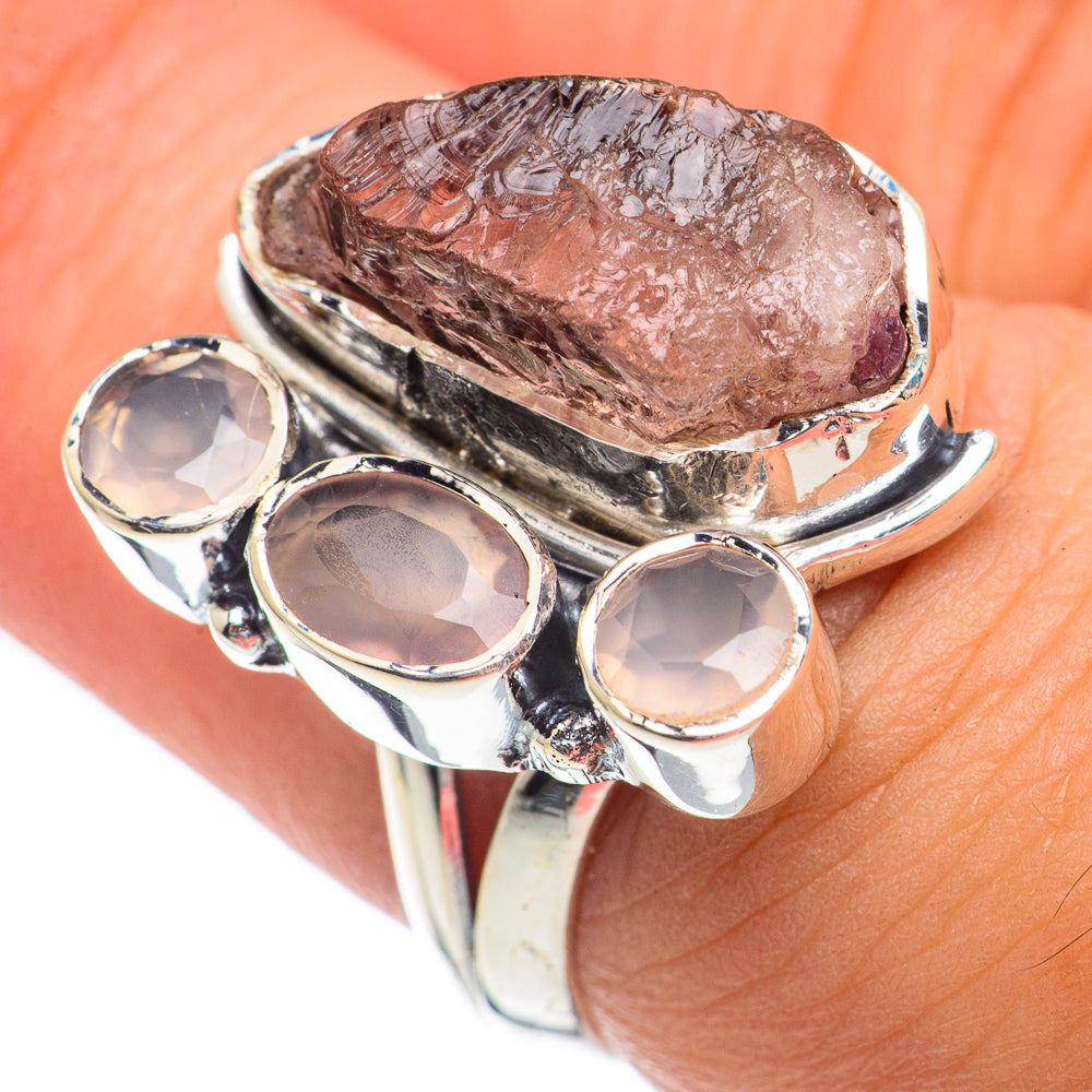 Pink Tourmaline Rings handcrafted by Ana Silver Co - RING68854