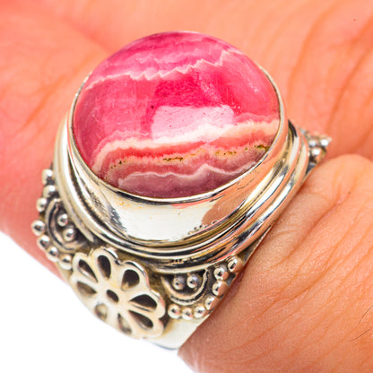 Rhodochrosite Rings handcrafted by Ana Silver Co - RING68857