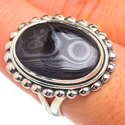 Psilomelane Rings handcrafted by Ana Silver Co - RING68862