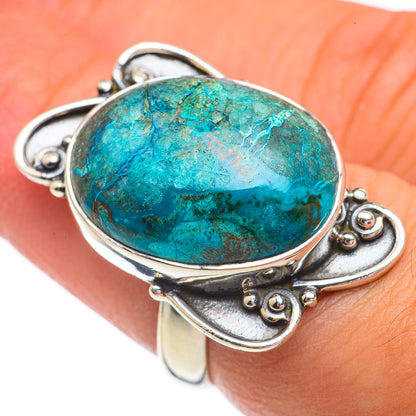 Chrysocolla Rings handcrafted by Ana Silver Co - RING68871