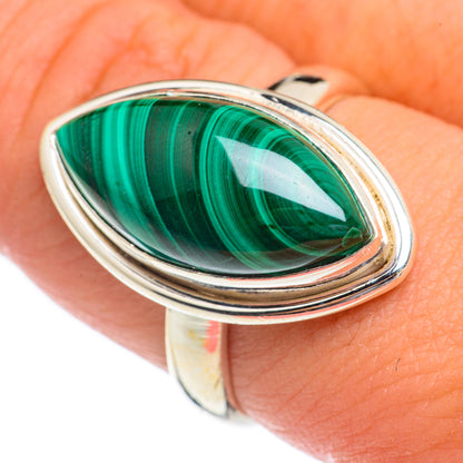 Malachite Rings handcrafted by Ana Silver Co - RING68878
