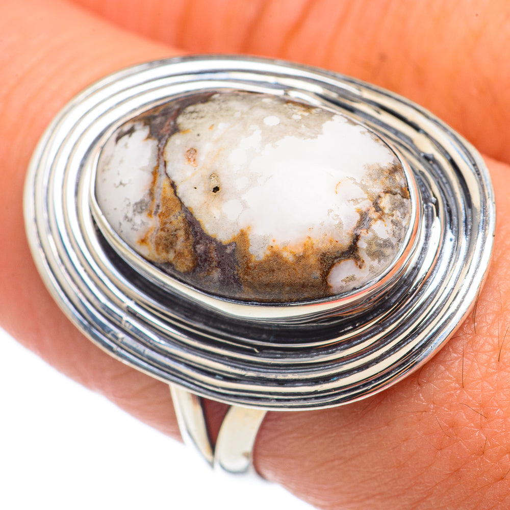 Peanut Wood Jasper Rings handcrafted by Ana Silver Co - RING68880
