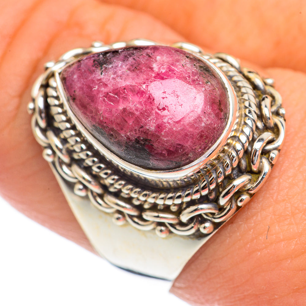 Rhodonite Rings handcrafted by Ana Silver Co - RING68889